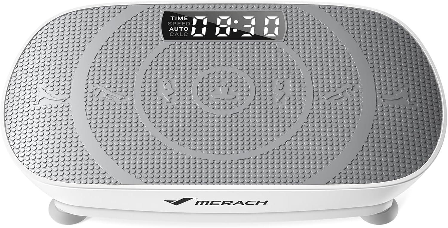 MERACH MR-2398 Slim Vibrationsplatte – 10 Stufen,