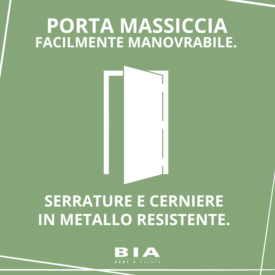 Ripostiglio in Legno 1,2 x 0,6 con Scaffalatura