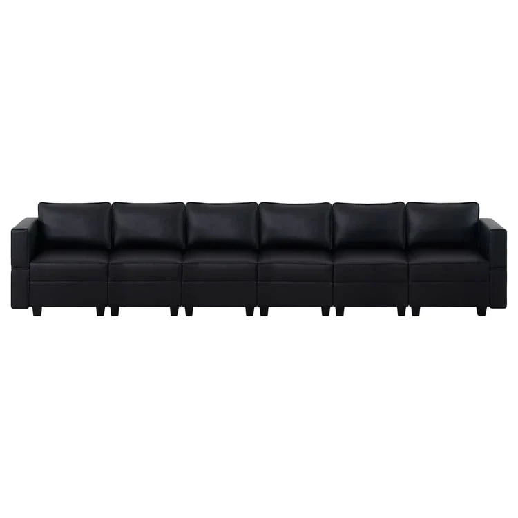 Convertible DIY Modular Sleeper Sectional Sofa Collection with Storage Seats - Perfect for Your Living Room