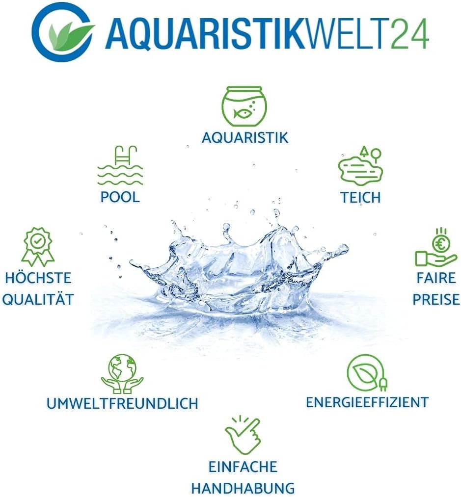 AquaOne Teichfilter Set mit Teichpumpe I Filteranlage CPF-15000 für einen Teich bis 30.000 Liter I Komplettset mit UV Lampe Eco Pumpe 30 Watt Teichschlauch Nr. 29