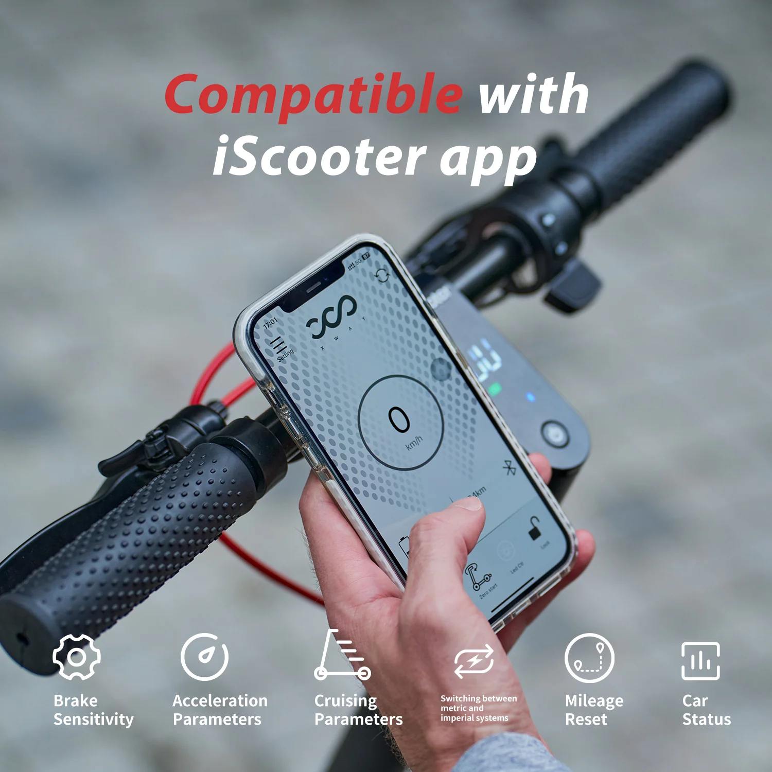 iScooter W8 500W Elektrische Scooter met Off-Road Banden