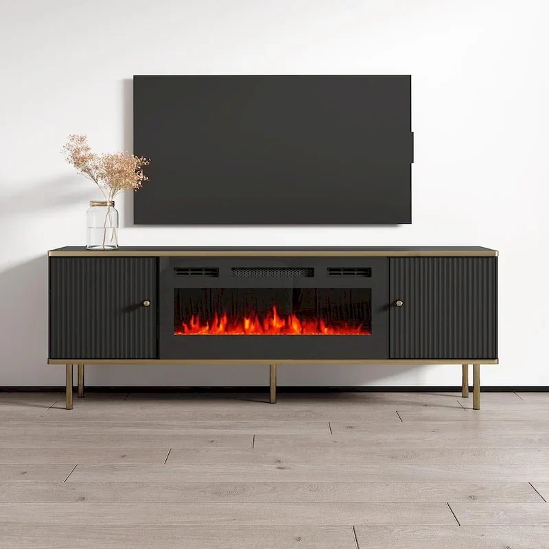 Camelia 63-Inch Electric Fireplace TV Stand