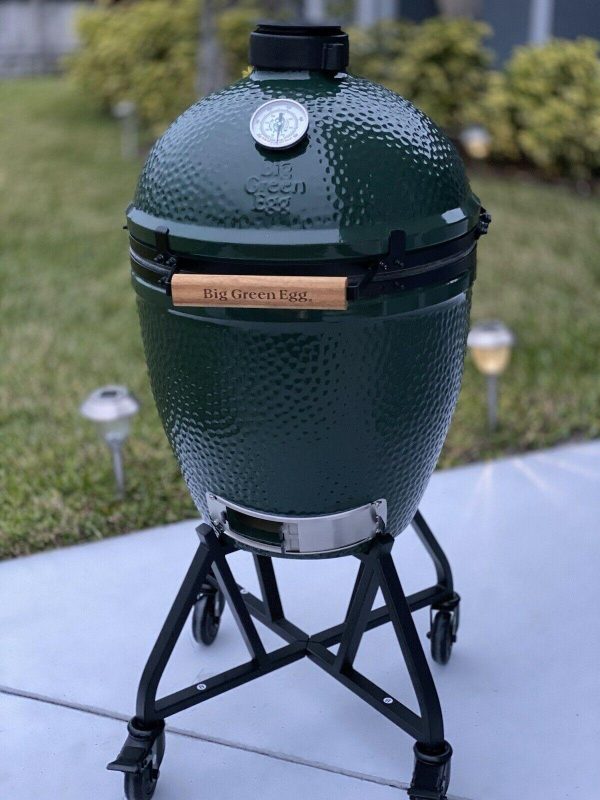 2026 Nuevo parrilla ahumador tipo kamado verde con nuevos accesorios