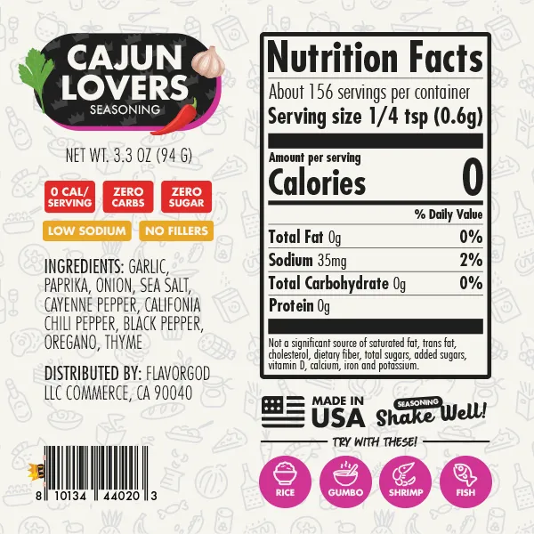 Cajun Lovers Seasoning