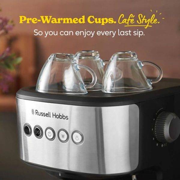 Russell Hobbs Everyday Espresso Pumped and Pod Coffee Maker - Black | 28700