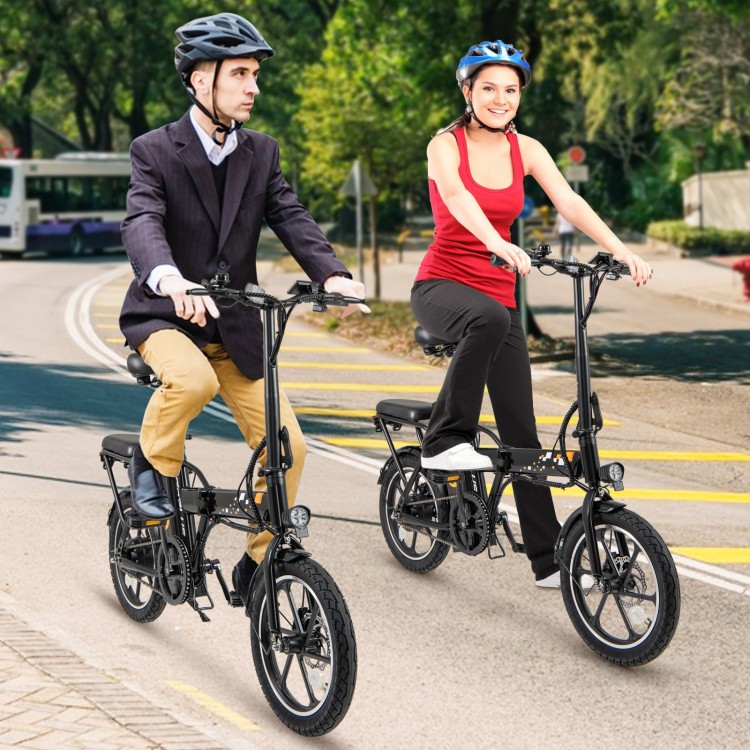 Folding Electric Bicycle with 500W Brushless Motor and Dual Disk Brakes