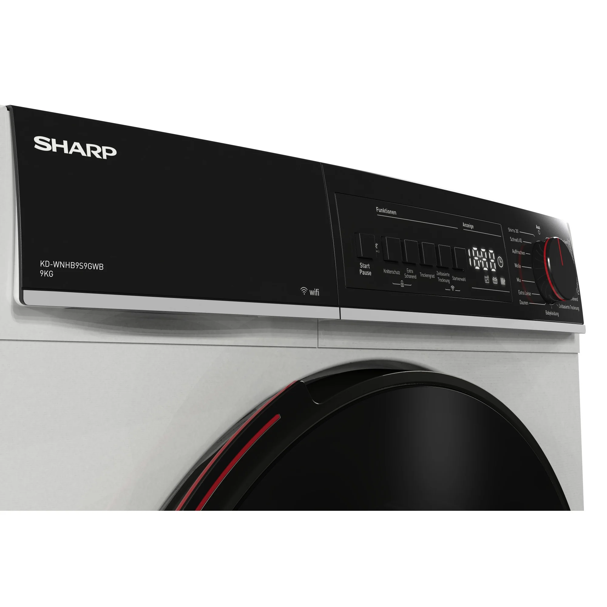 Sharp Wäschetrockner 9kg KD-WNHB9S9GWB