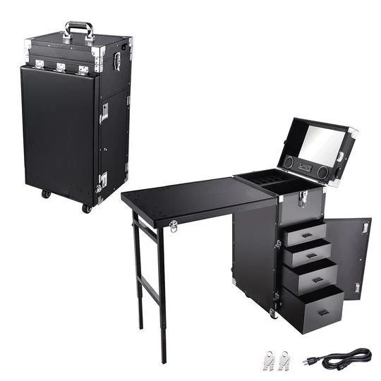 Beauty case trolley con tavolo | LOGIC