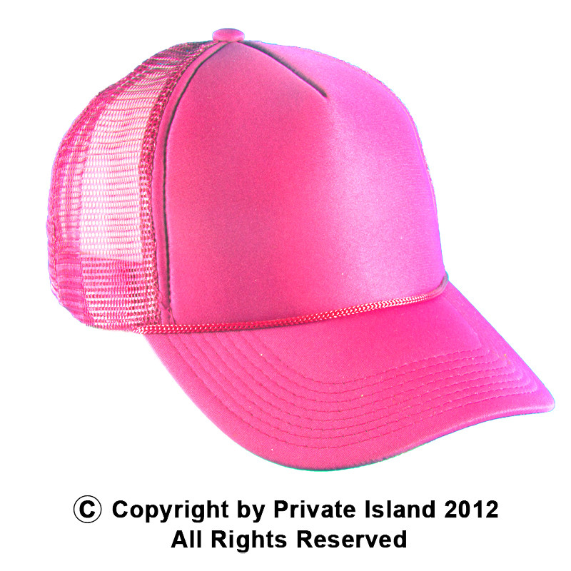 Neon Pink Trucker Caps 1583