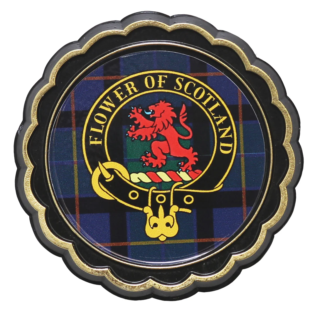 Crest Fridge Magnet - Flower of Scotland