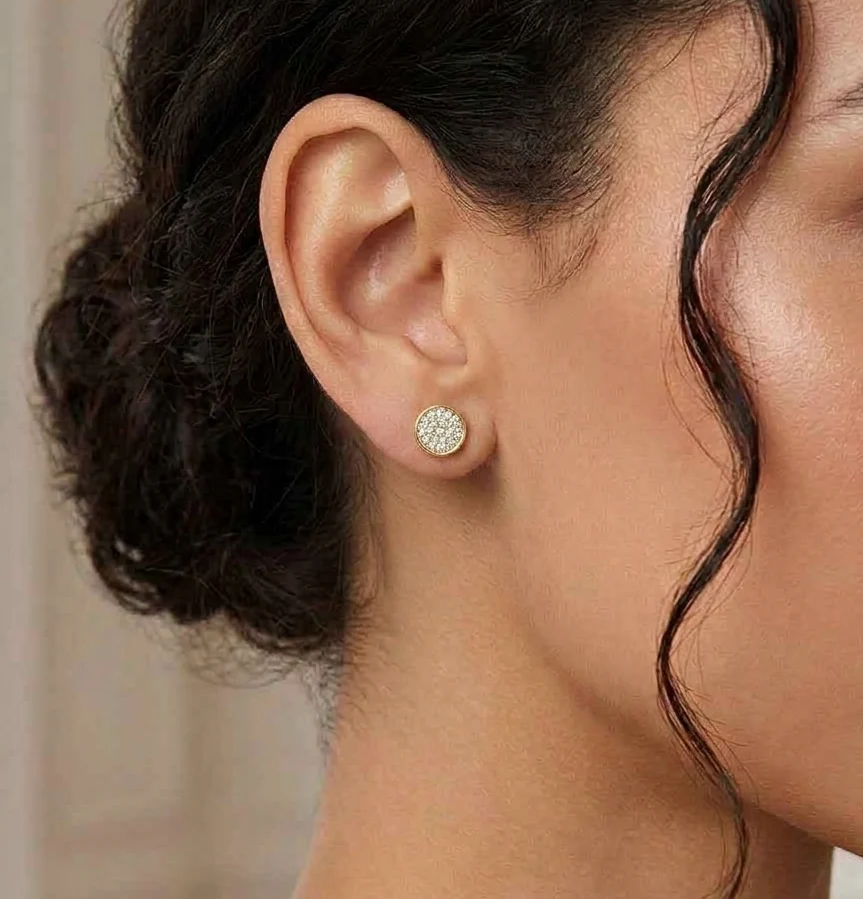 Big Daddy Cluster Iced Out Diamond Earring