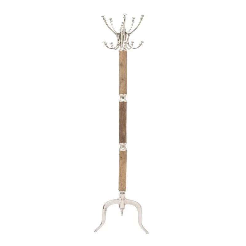 Roche River Decor Aluminum Coat Rack - Available in Silver or Gold