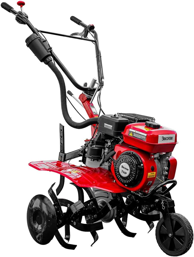 Bricoferr Motoazada Gasolina 210CC 7HP con Abre surcos