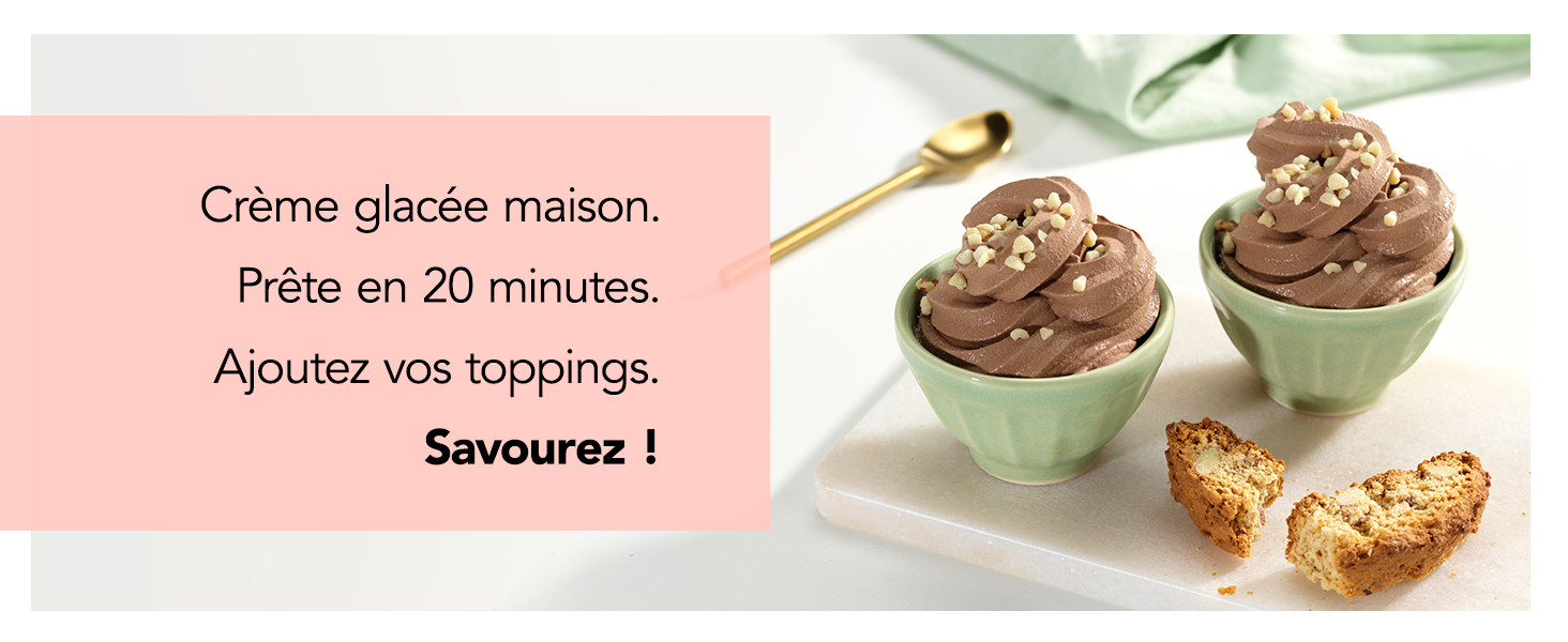 Cuisinart, machine à glace, ICE48E, sorbetière, glace à l'italienne maison, crème glacée maison
