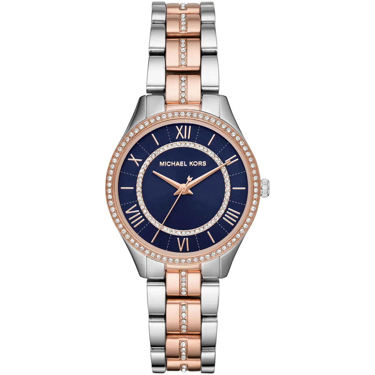 Michael Kors Lauryn Three-Hands Blue Women's Watch MK3929