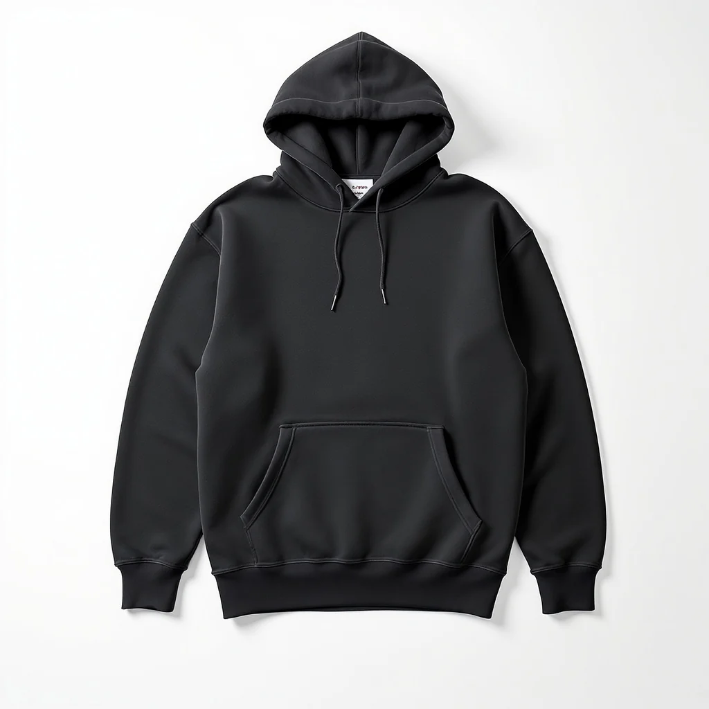 Unisex Cotton Hoodie �C Anti-Pilling Fabric, Midnight Black, Sizes XS�CXL