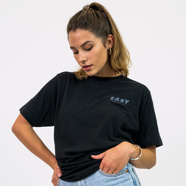 EASY “STITCHES” SHIRT BLACK