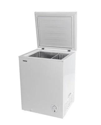 MAŁA ZAMRAŻARKA SKRZYNIOWA 2w1 LODÓWKA 100L KOSZ LED BIAŁA