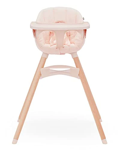 2025 Lalo The Chair Convertible 3-en-1 – Silla Alta de Madera para Bebés y Niños, con Bandeja Apta para Lavavajillas y Reposapiés Ajustable – Color Licorice