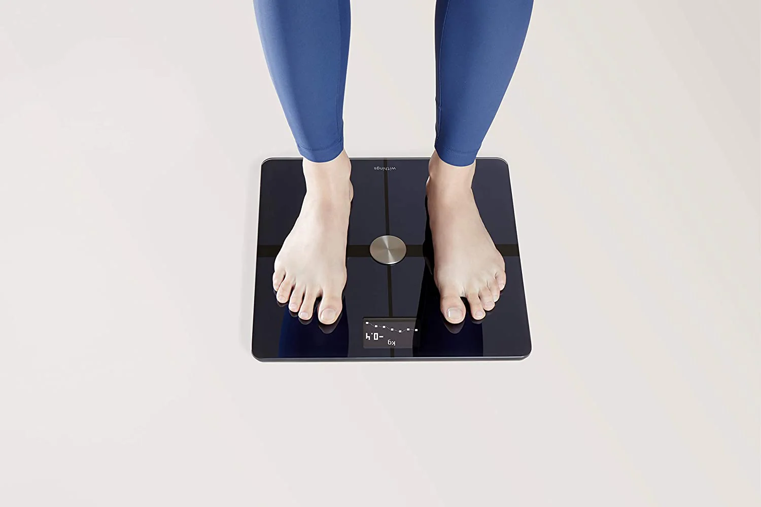 2025 Withings Body+ - Báscula Digital Wi-Fi Inteligente con Sincronización Automática a la App del Smartphone