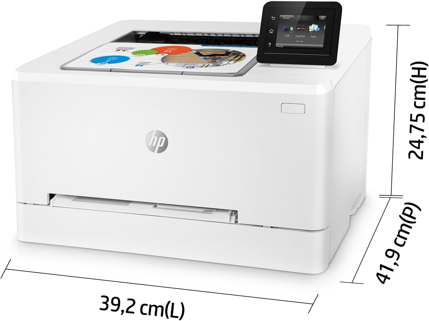 HP Color LaserJet Pro MFP 3302fdwg Multifunktions-Farblaserdrucker, Fax, Automatischer beidseitiger Druck, Touchscreen, Wi-Fi, Ethernet, USB, HP Wolf Pro Security