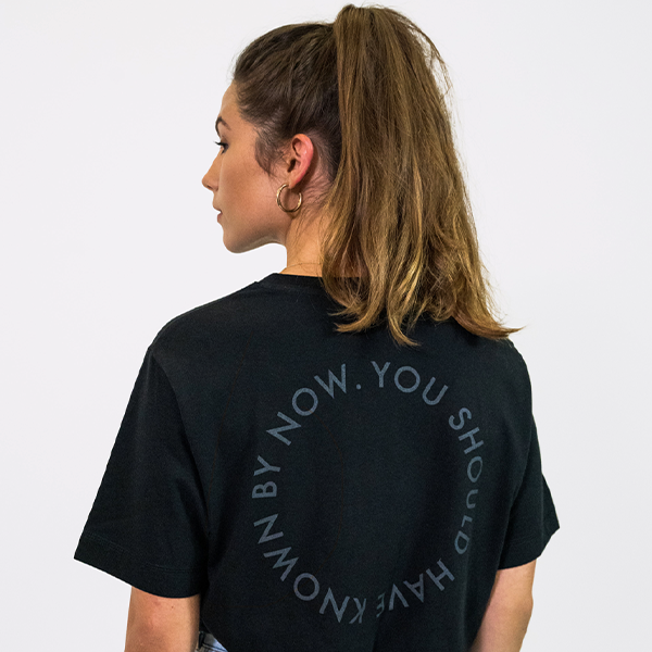 EASY “STITCHES” SHIRT BLACK