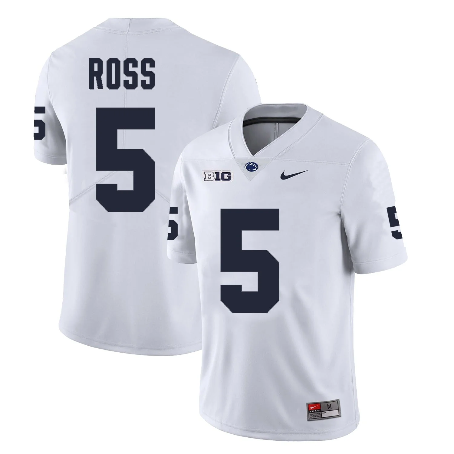 Men��s Penn State #5 Devonte Ross Football Jersey