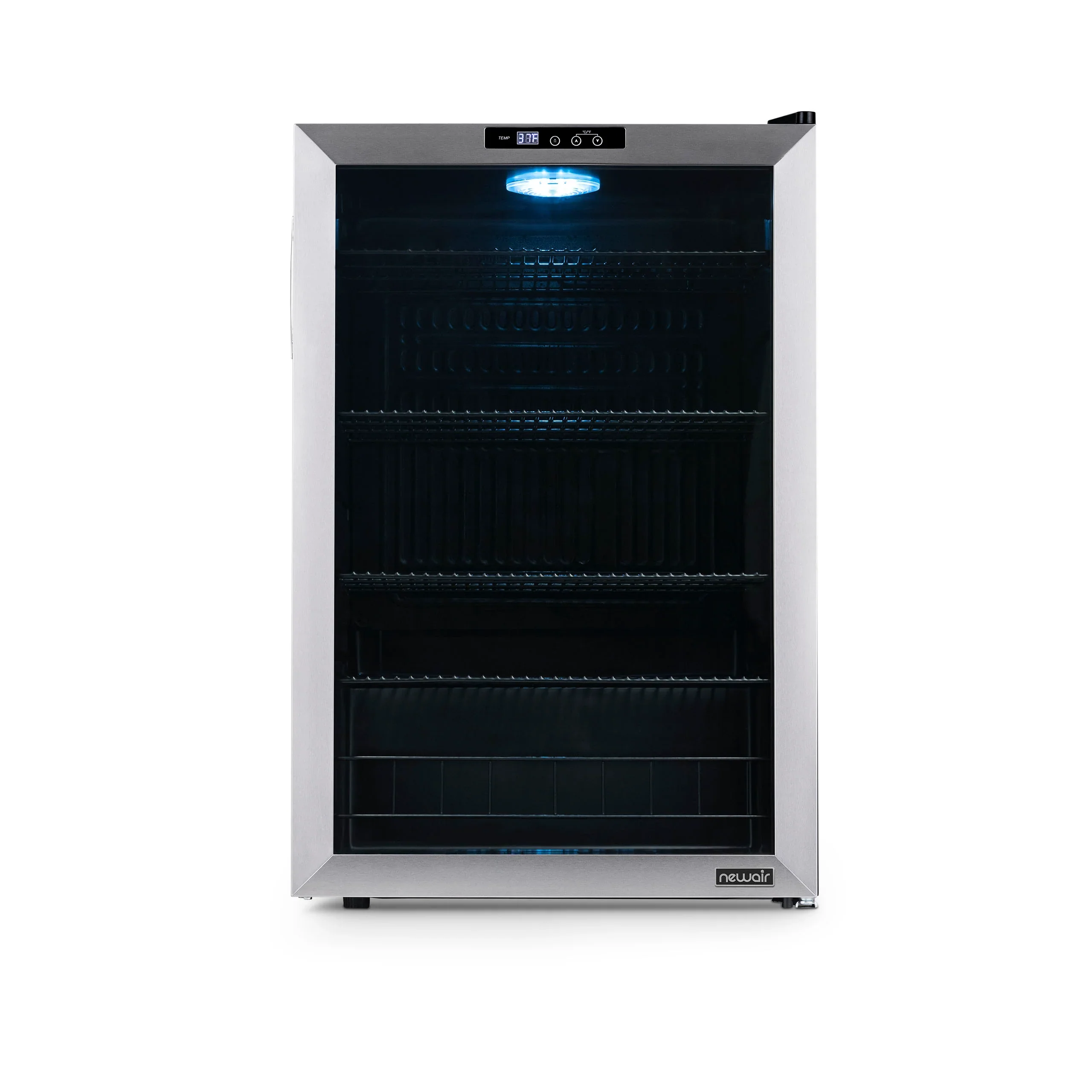 2025 Newair® Refrigerador de Bebidas Independiente en Acero Inoxidable – 160 Latas – 21,3
