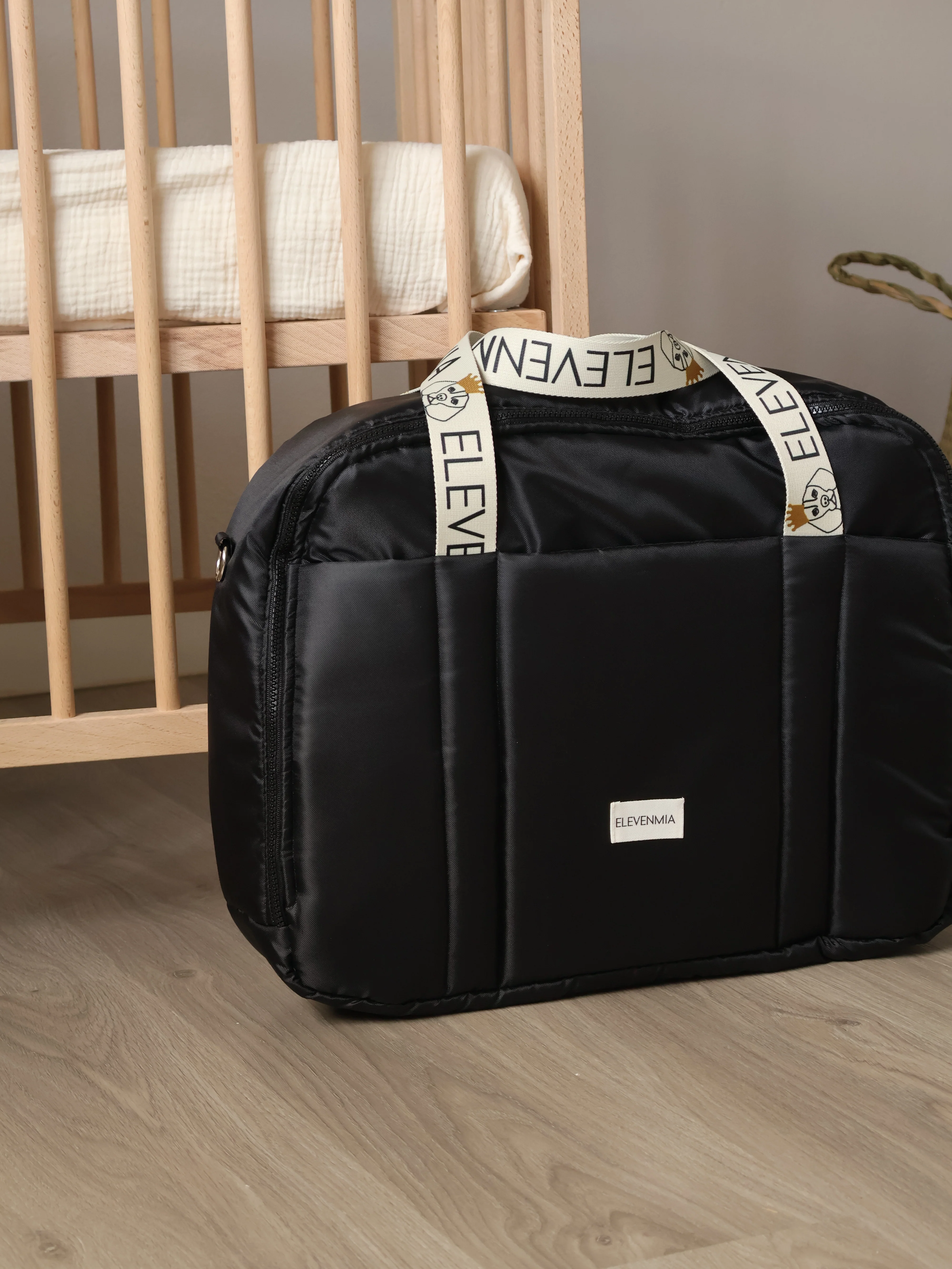 Maleta Maternal Technic Negro Impermeable