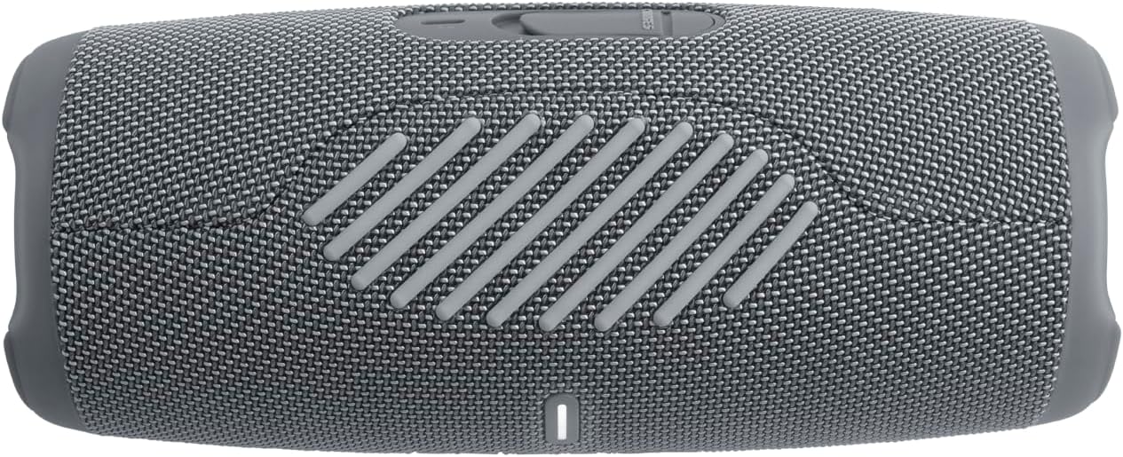 JBL Charge 5 Bluetooth-Lautsprecher in Schwarz – Wasserfeste, portable Boombox mit integrierter Powerbank – Eine Akku-Ladung für bis zu 20 Stunden kabellosen Musikgenuss