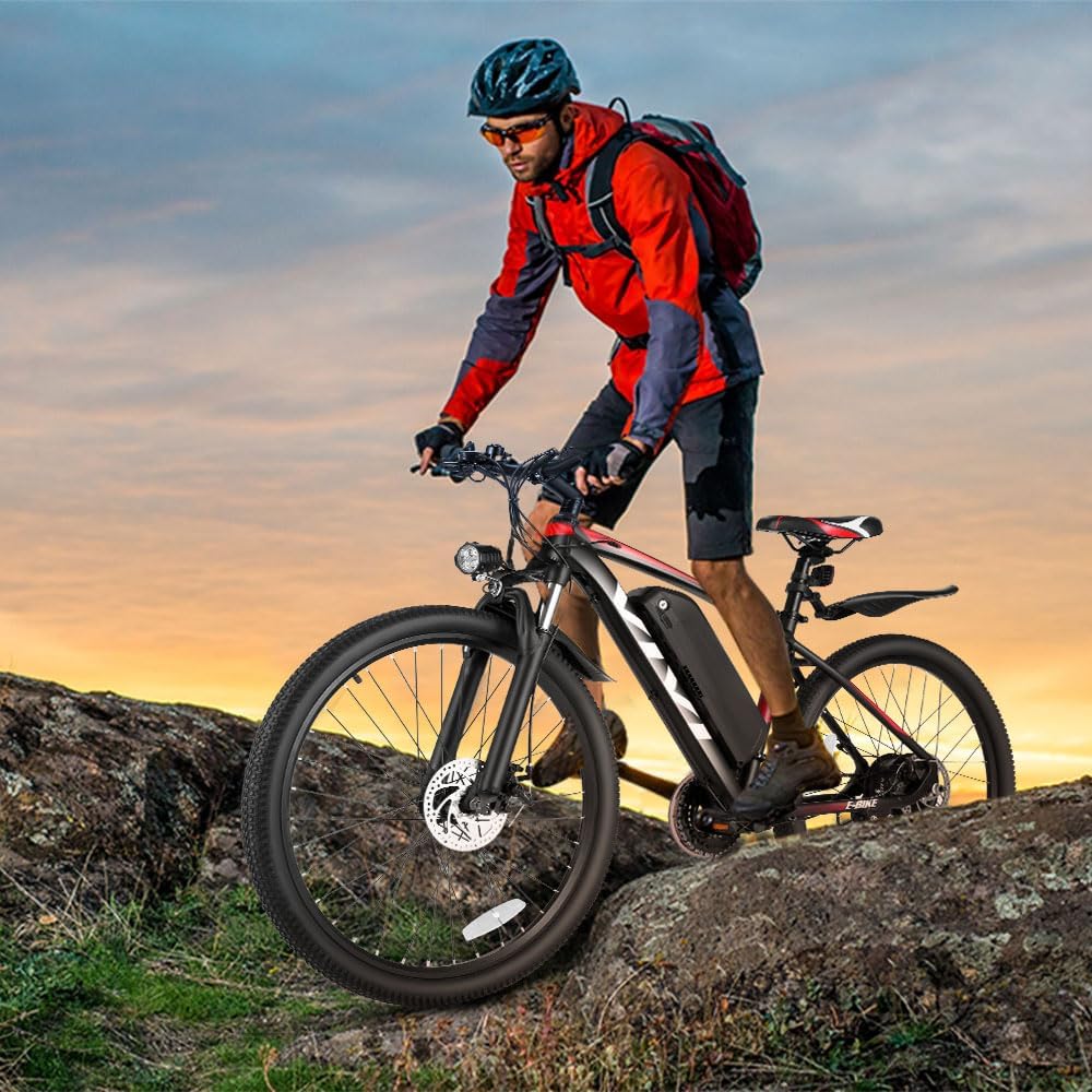 Vivi Electric Bike, 27.5 Electric Bike for Adults, Peak 750W Ebike 22MPH Electric Mountain Bike with 48V 499.2WH Battery, Up to 50 Miles, 21 Speed Adult Electric Bicycles, UL 2849 Certified