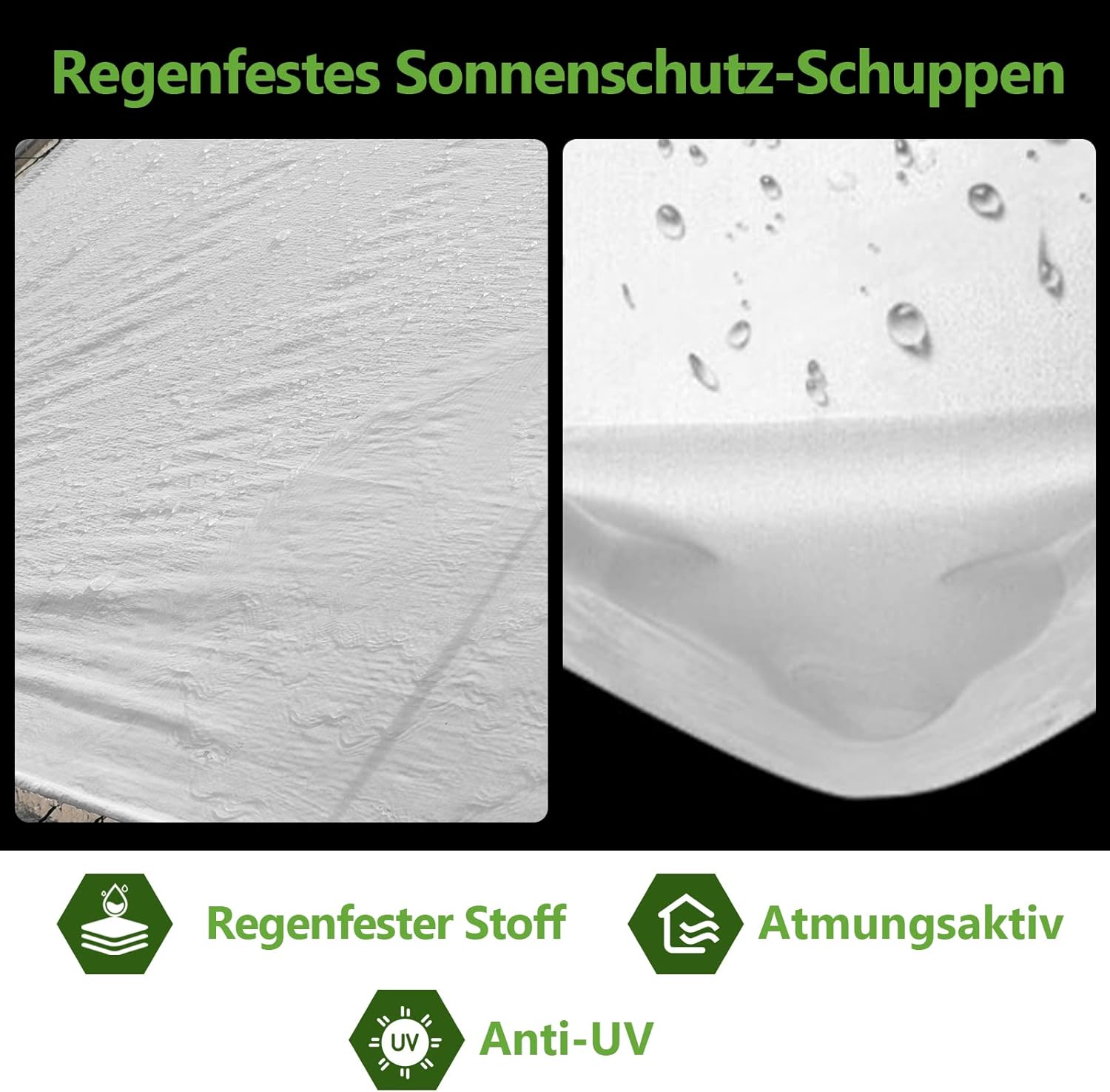 Sonnewelt Freilaufgehege 3x4x2m Hühnerstall Verzinkter Stahl Kleintierstall Hühnerhaus Dach Geflügelstall mit Sonnenschutzdach und Tür für Haustierkäfig Hühnerkäfig Vogelkäfig Kleintiere Pflanzen