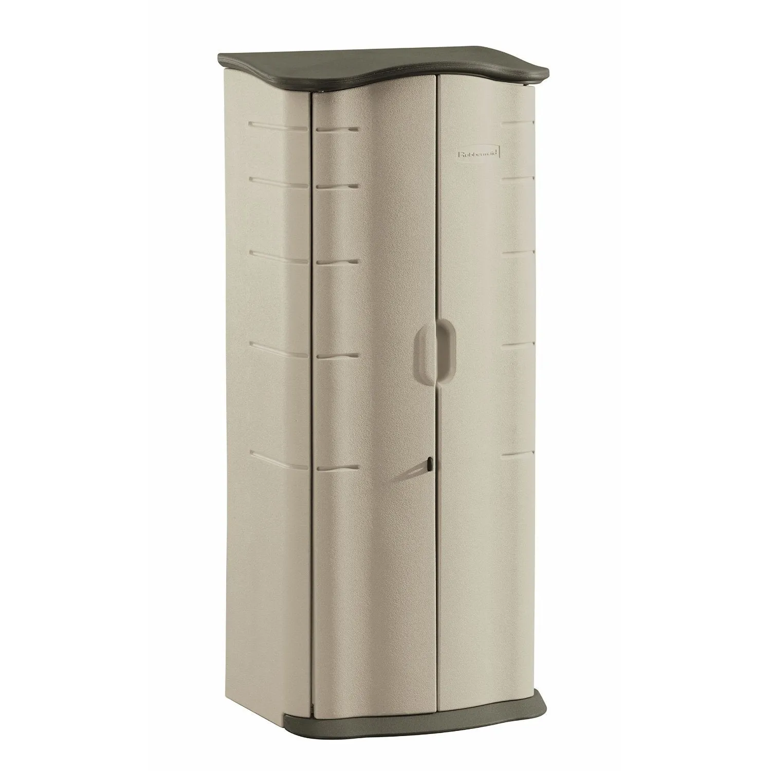 2025 Cobertizo Vertical de Almacenamiento de Resina Rubbermaid Resistente a la Intemperie