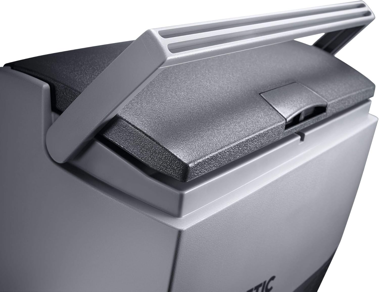 DOMETIC CoolFreeze CDF 36, tragbare elektrische Kompressor-Kühlbox/Gefrierbox, 31 Liter, 12/24 V für Auto, LKW oder Boot mit Batteriewächter, Grau