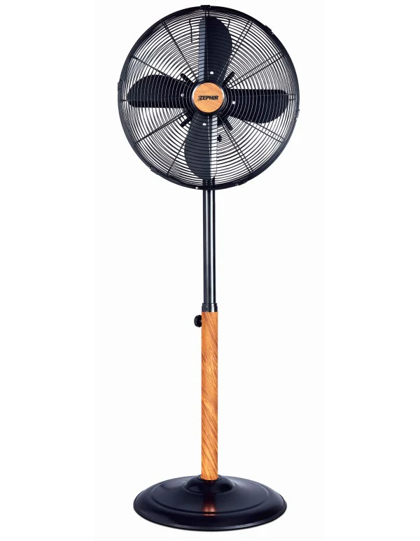 Ventilatore a Piantana PL41LE 40 cm con Pale Oscillanti Effetto Legno
