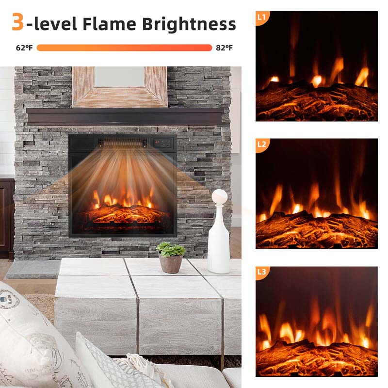 Eletriclife 18 Inches Electric Fireplace Heater
