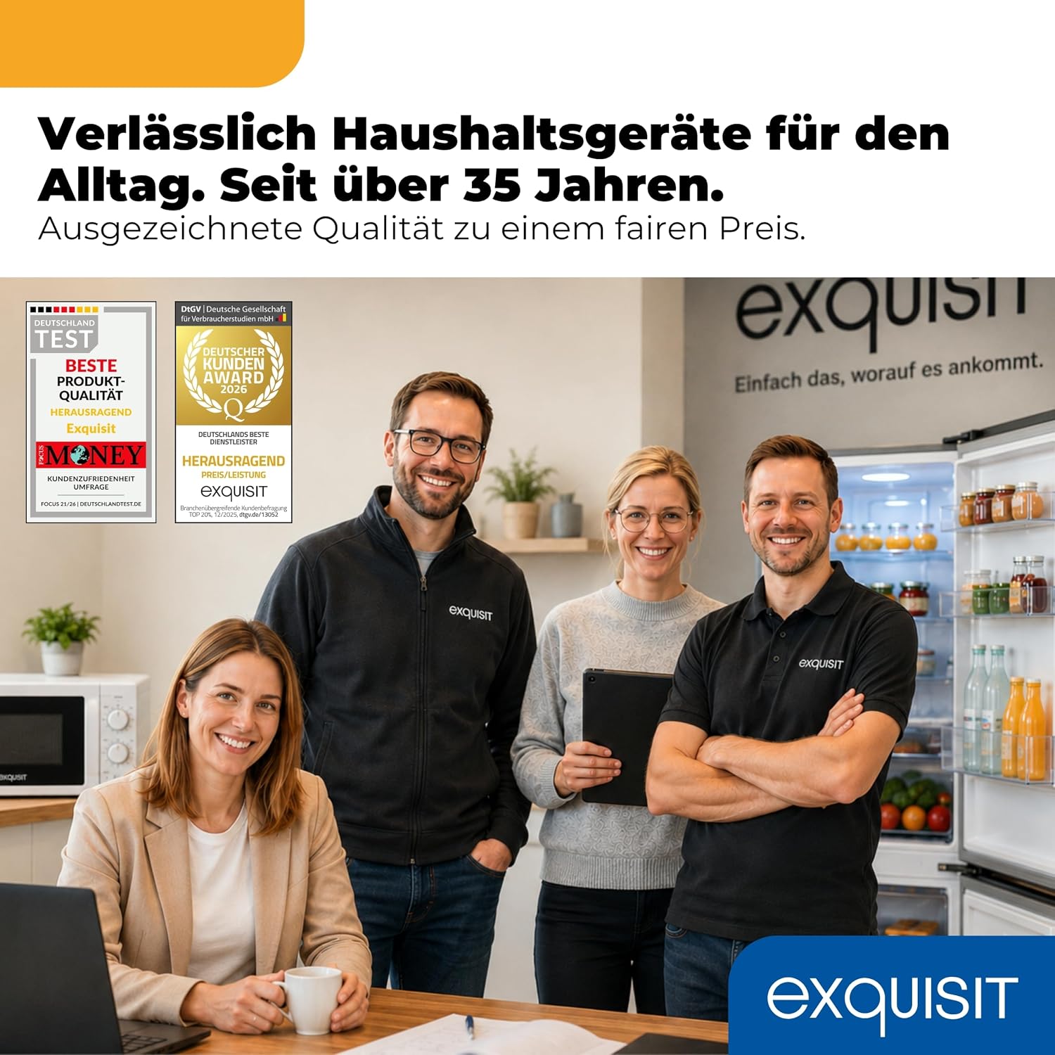 Exquisit Gefrierschrank | 168 l Nutzinhalt, 4 Sterne Gefrierfach, 40 dB, Energieklasse D | manuelle Temperaturregelung, 4 Gefrierschubladen, Gefriertablett | GS5230-H-040D weiss