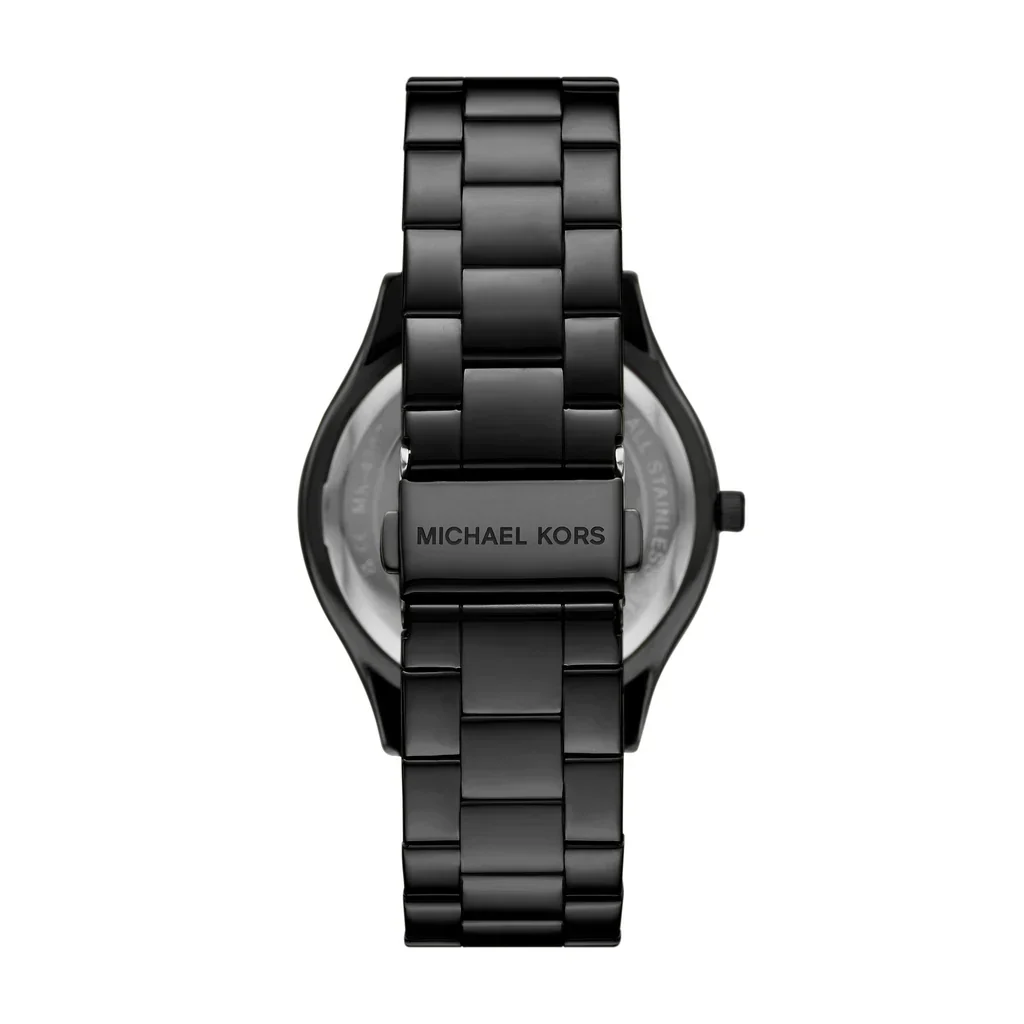 Michael Kors Oversized Slim Runway Black-Tone Watch MK4734