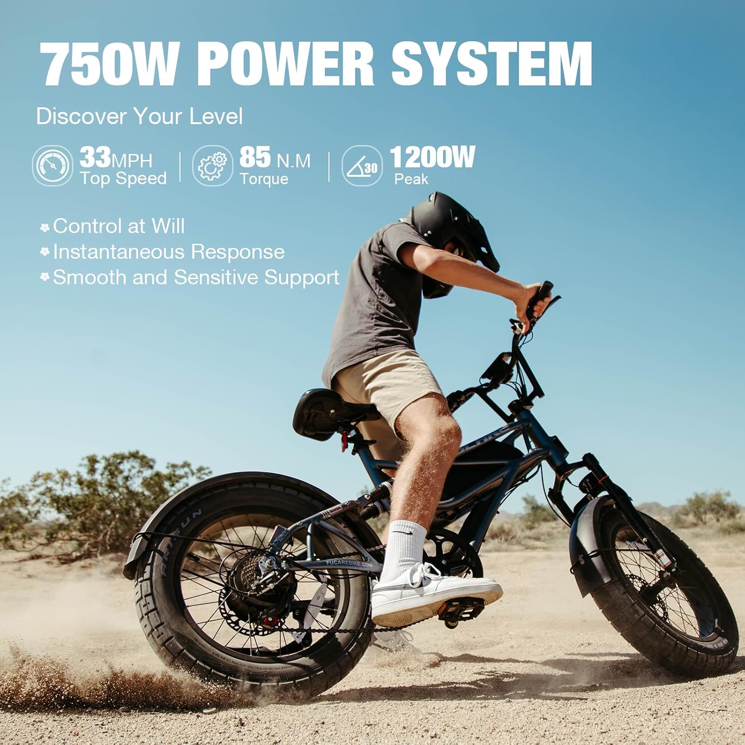 Fucare Scorpio 1200w/2400w Peak Dual Motor EBike for Adults, 35MPH 80 Miles, 48V 20Ah LG Battery Electric Bike for Adults, Full Suspension 20×4.0 Fat Tire Adult Electric Bicycles, Hydraulic Brake