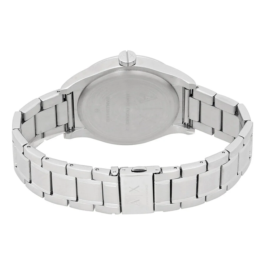 Armani Exchange Three-Hand Black Dial Silver Watch - AX2320