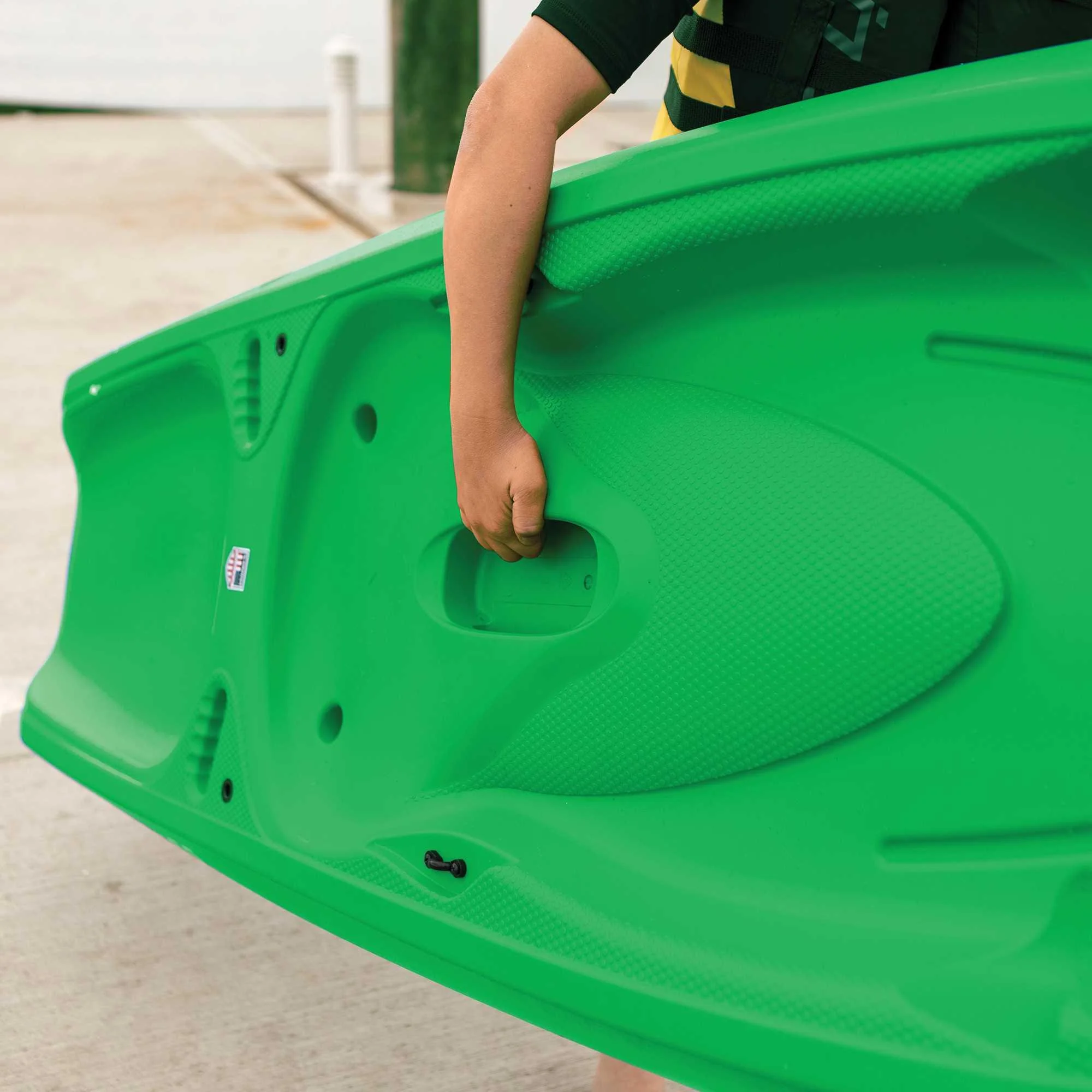 Lifetime Recruit 6.5 ft Youth Sit-on-Top Kayak, Lime Green (90765)