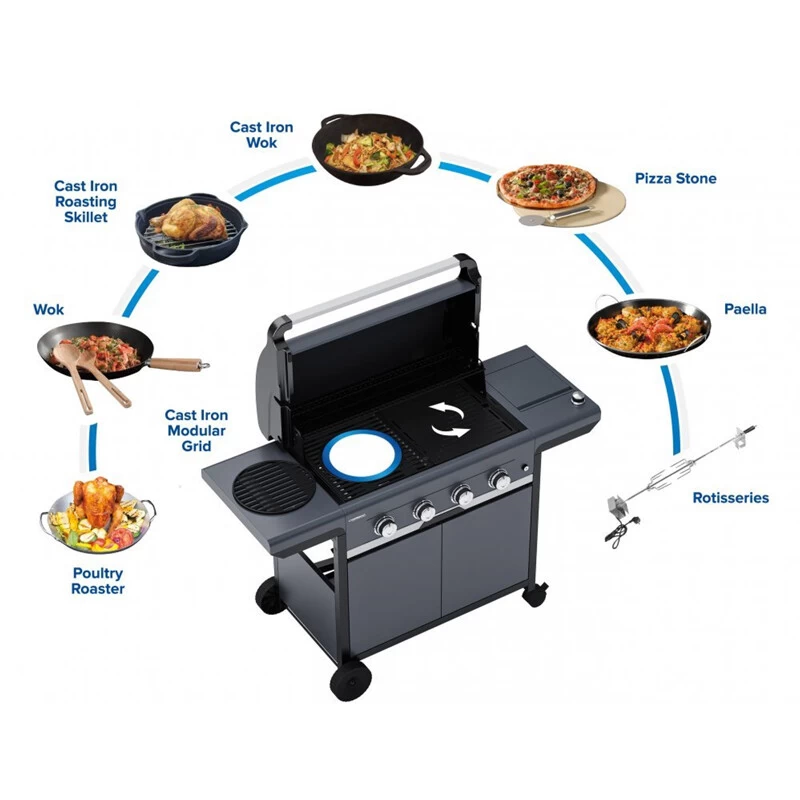 GAS BARBECUE CAMPINGAZ SELECT 3 EXSD BUNDLE