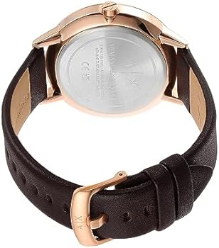 Armani Exchange Cayde Multifunction Brown Leather Men's Watch - AX2756