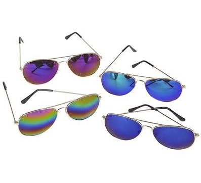 Mirrored Colored Premium Reflective Aviators Sunglasses 7131