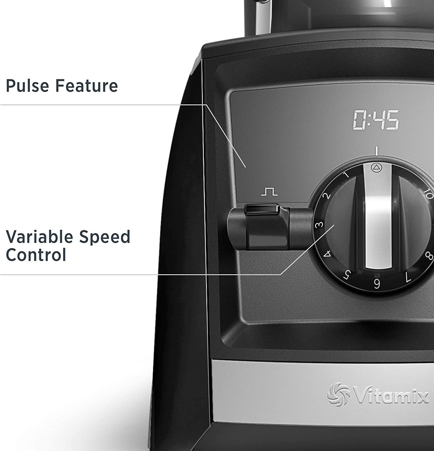 Vitamix A2300 Ascent Series Smart Blender, Professional-Grade, 64 oz Low-Profile Container, Slate
