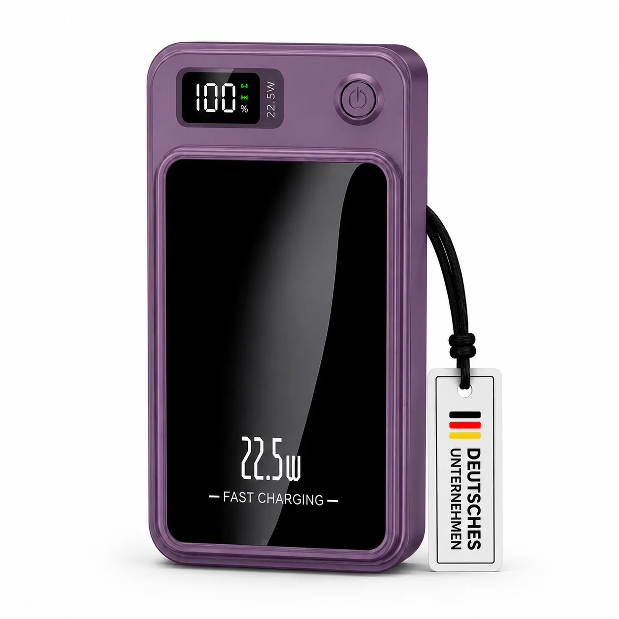 Magnetische Powerbank 10000mAh Mini  PD 22.5W Schnellladen mit LED Display Wireless Power Bank