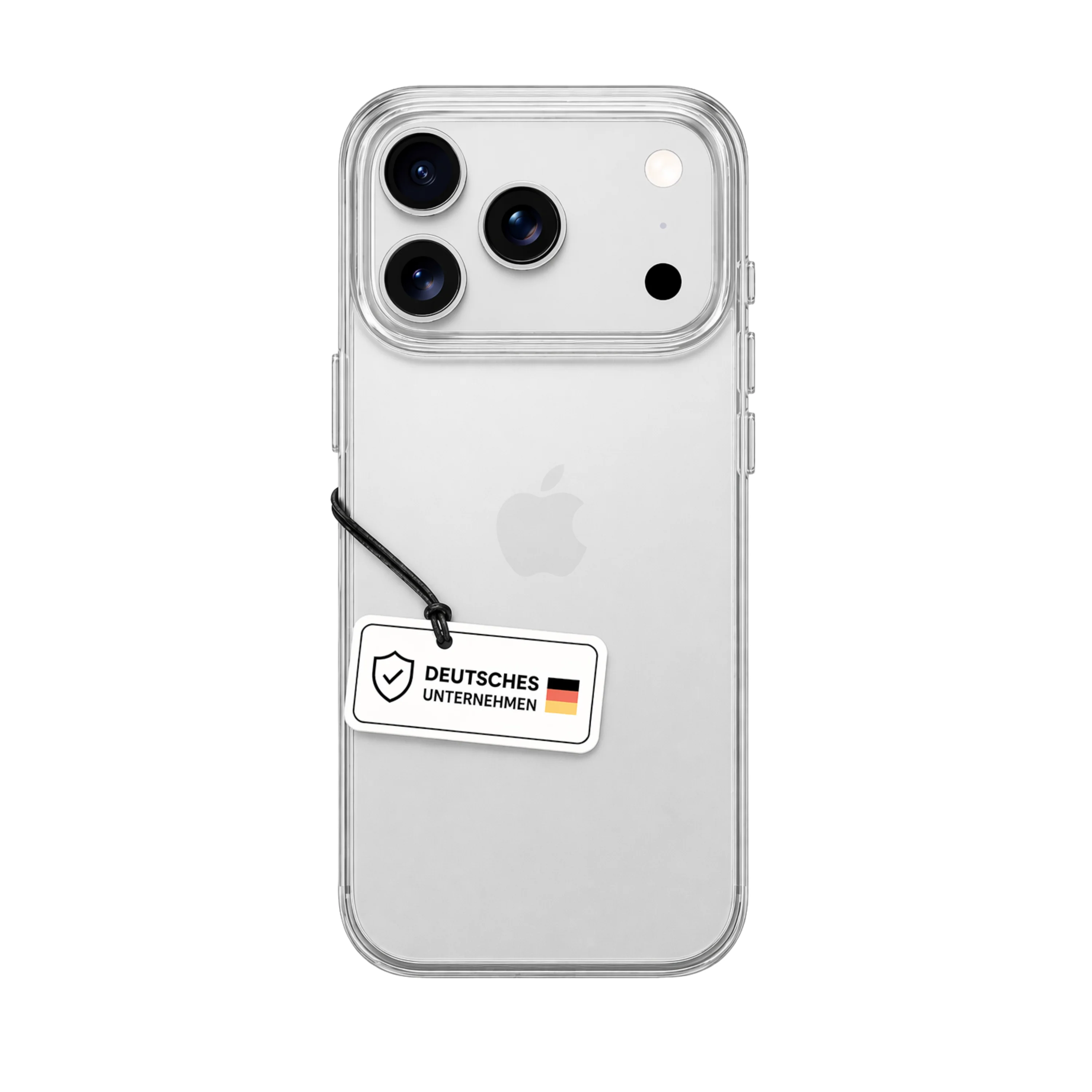Transparente H��lle f��r iPhone mit Displayschutz