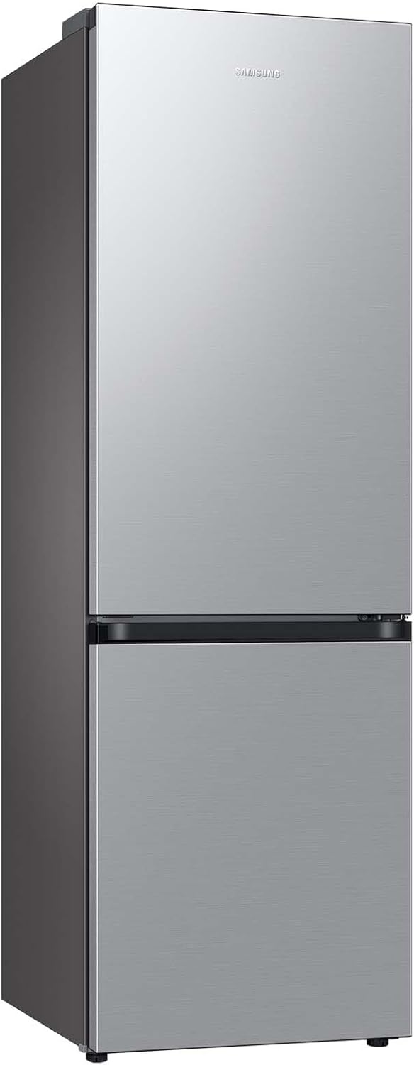 Koel-vriescombinatie, koelkast met vriesvak, 203 cm, 390 l totaal volume, 114 l vriesvak, AI Energy Mode, RVS-look, RL38C600CSA/begane grond