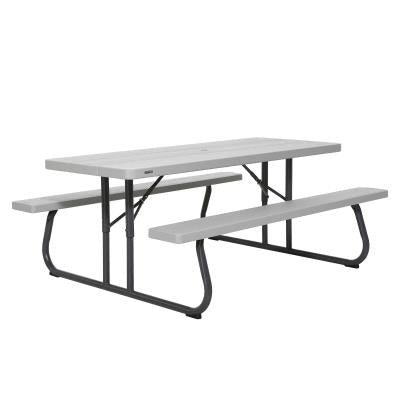 2026 Nueva mesa de picnic plegable clásica de 6 pies 48