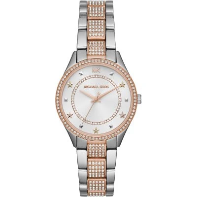 Michael Kors Mini Lauryn Pavé Two-Tone Watch MK4388